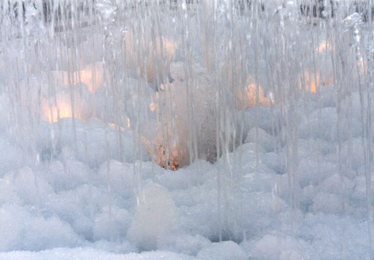 Zima - led - zamrzlá voda
