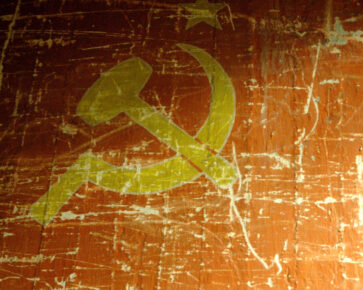 Sovětská vlajka - socialismus - socialistické peklo - SSSR - Sovětský svaz