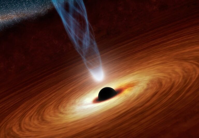 černá díra - vesmír